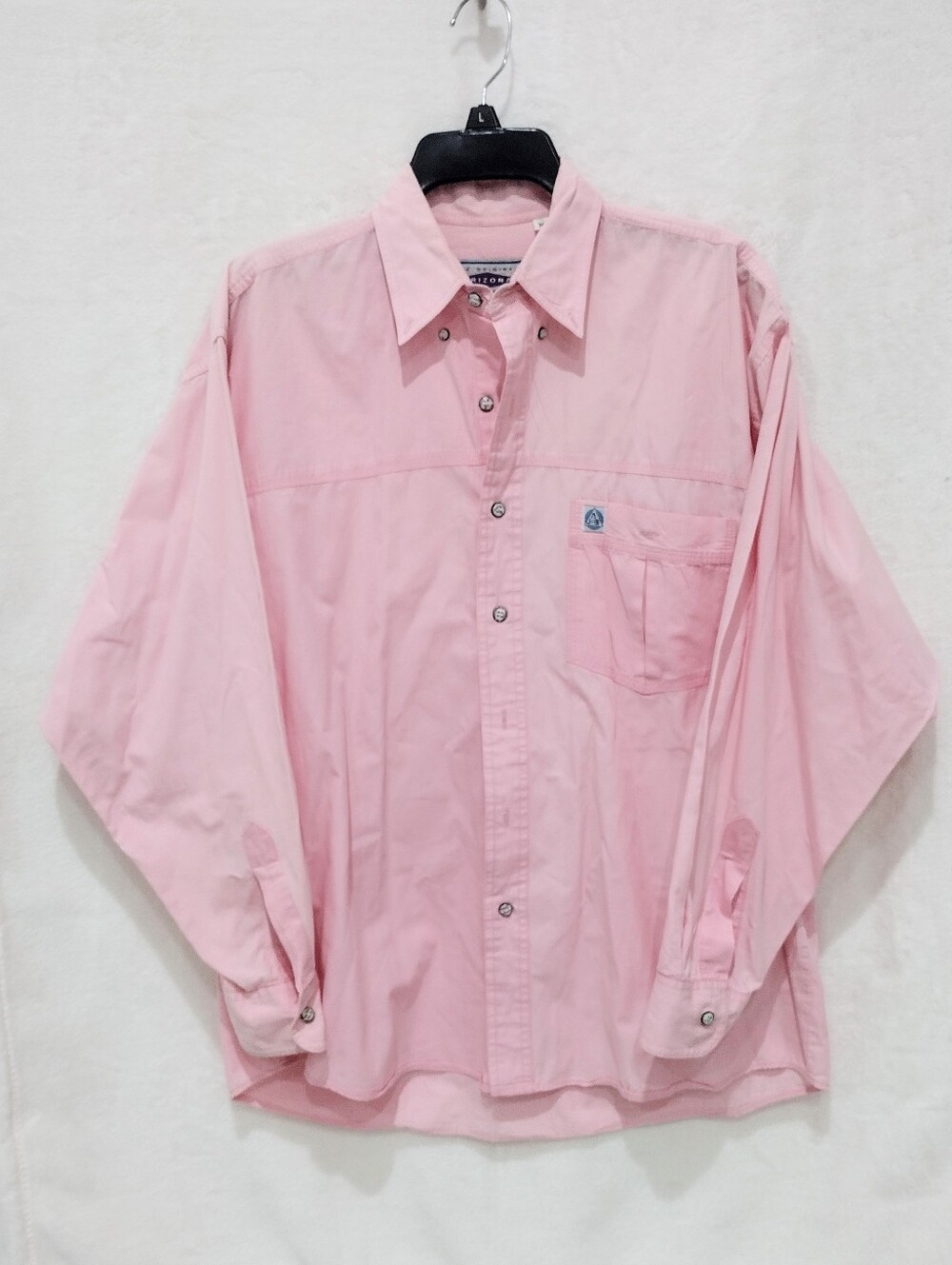 Arizona Jean Sz M Company Men's Light Pink Shirt